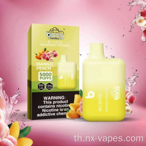 Bang BC 5000 พัฟ vapes